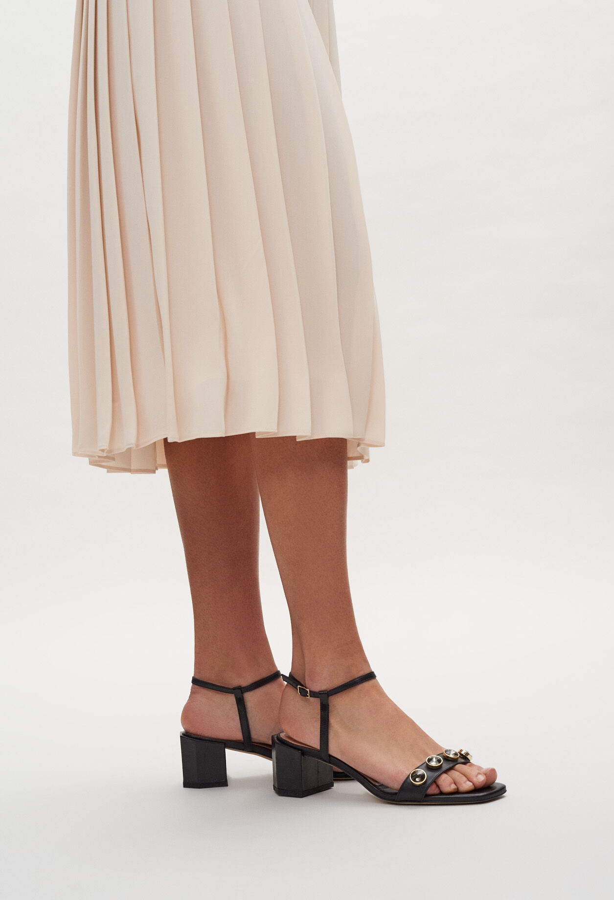 Sommersandalen mit Blockabsätzen