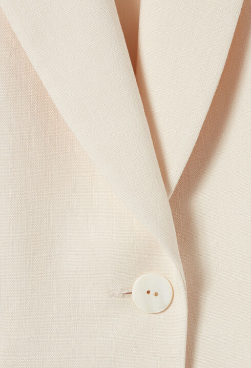 Elfenbeinfarbener Anzug-Blazer