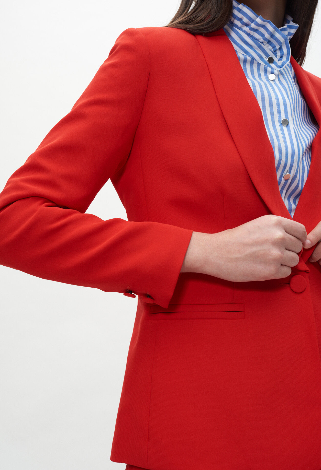 Taillierte Smoking-Jacke