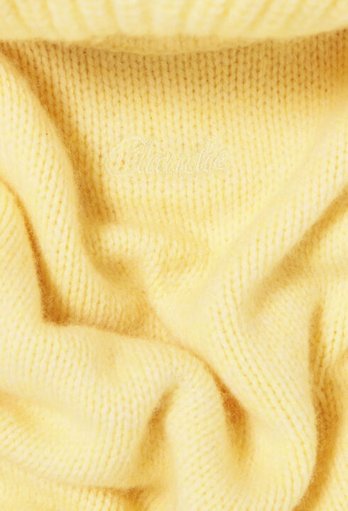 Strick-Snood mit Kapuze