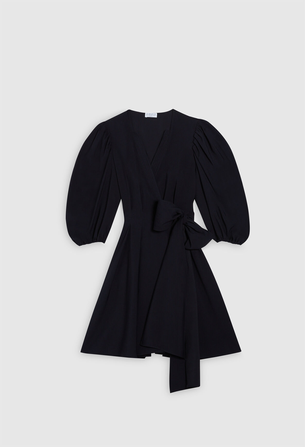 Kleid Wickeloptik navy