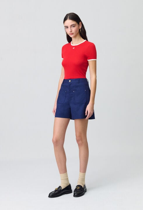 Kurze Jeansshorts