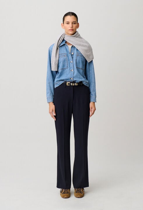 Gerade geschnittener Anzughose