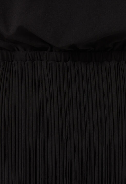 7/8-Kleid mit Rundhalsausschnitt