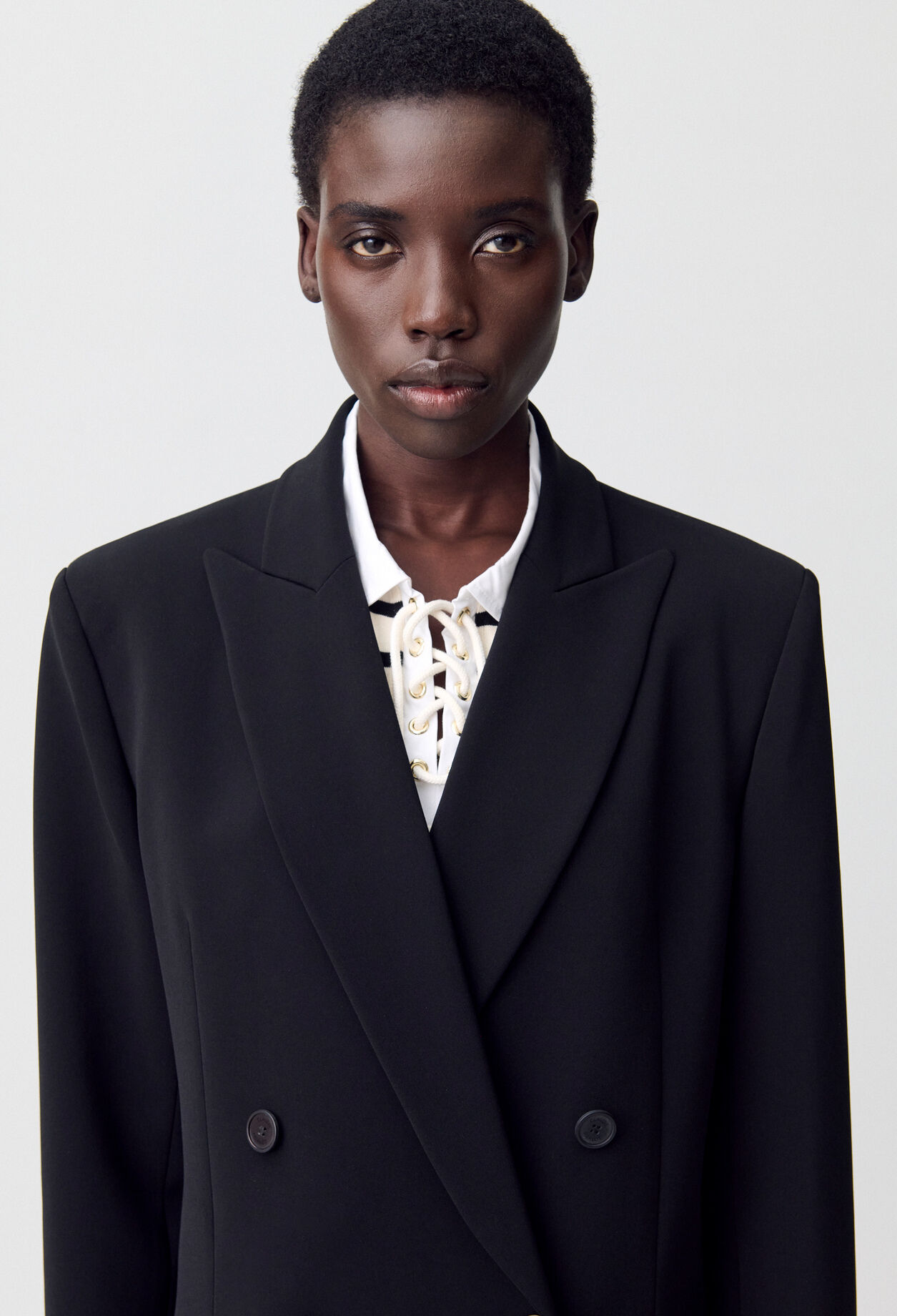 Blazer-Jacke im Anzugstil