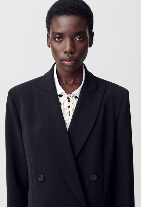 Blazer-Jacke im Anzugstil