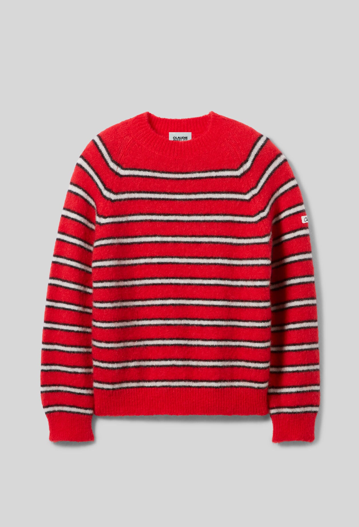 Pull mit breiten Streifen