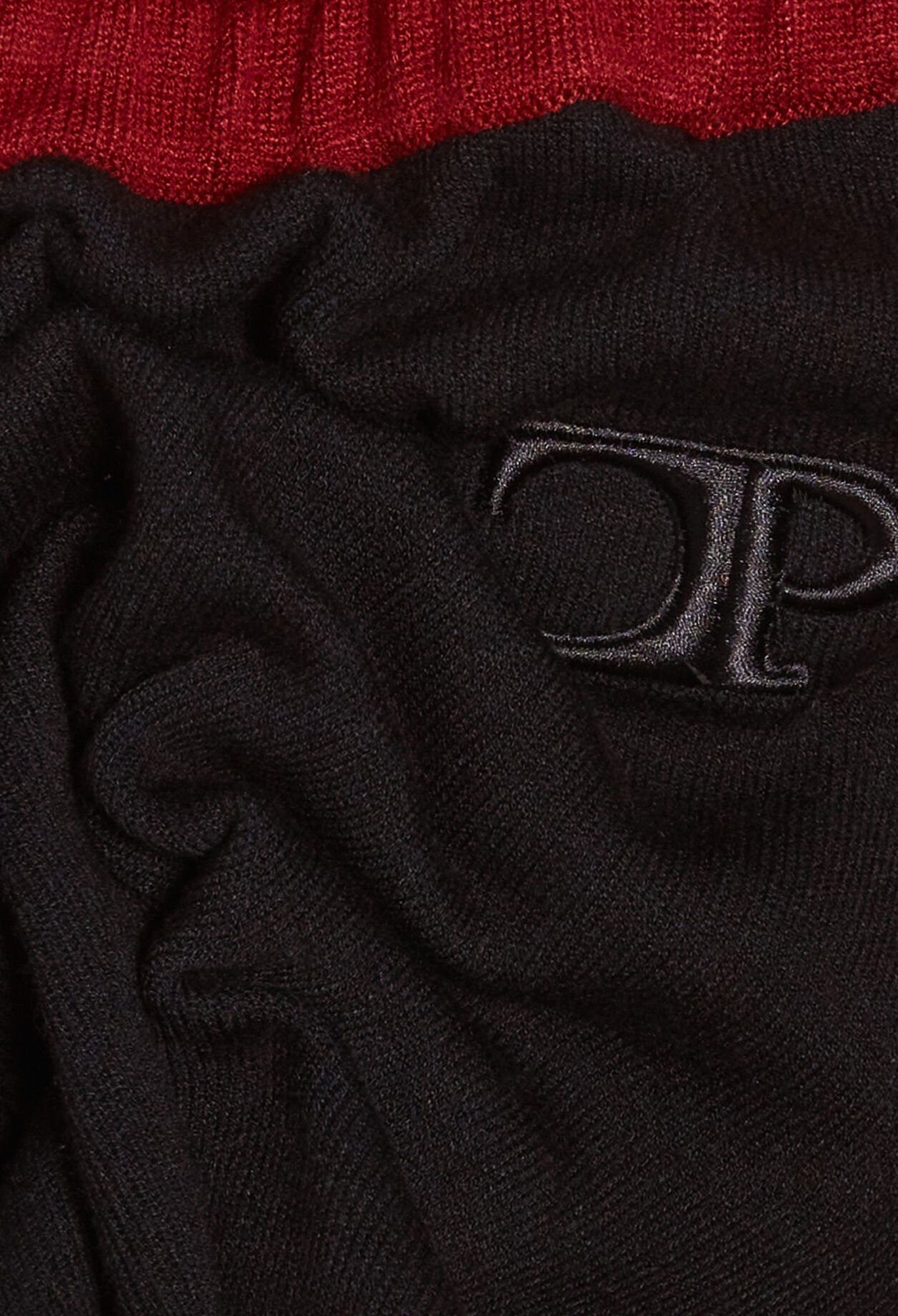 Zweifarbig Hose aus zweifarbigem Stoff