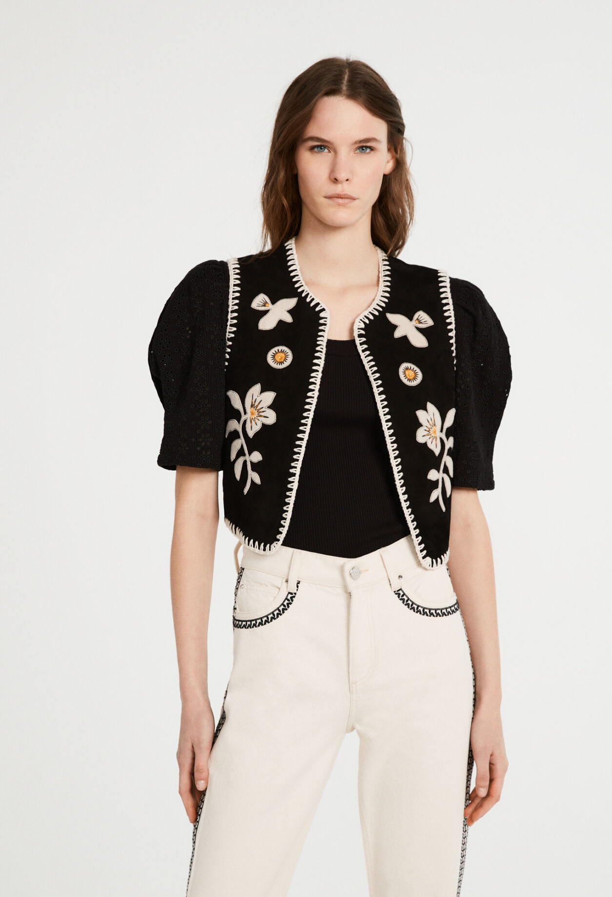 Ziegenlederjacke