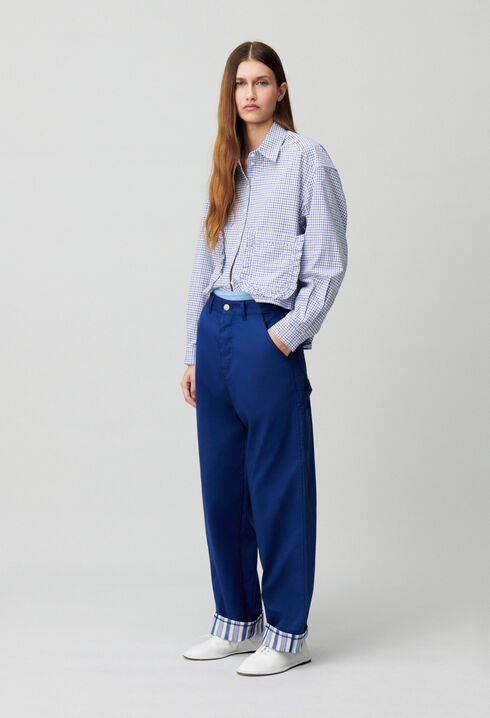 Gestreifte Saumhose