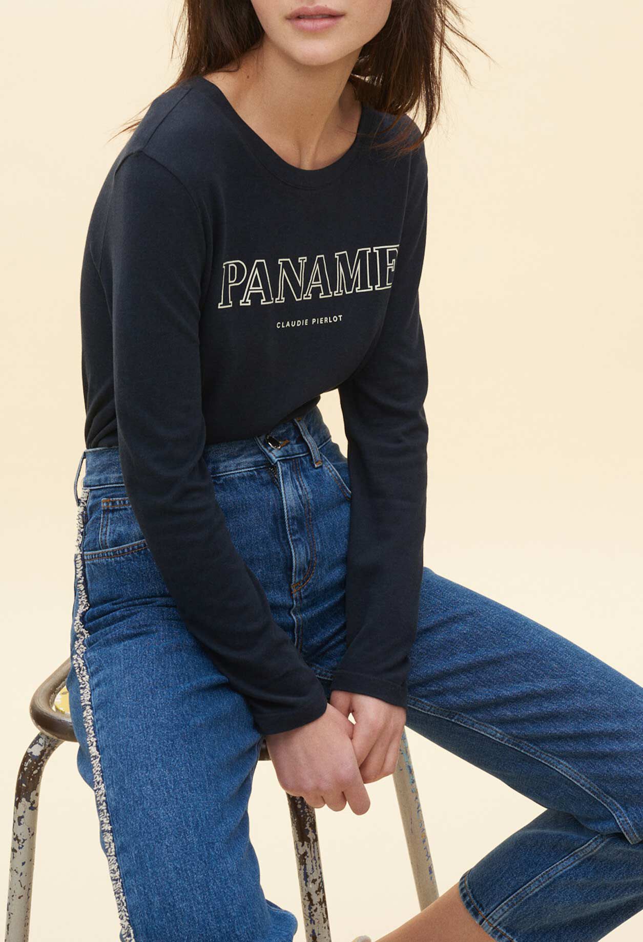 T-Shirt mit langen Ärmeln „Paname“