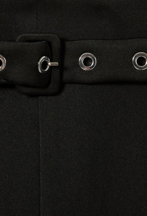 Satinierte gerade Hose