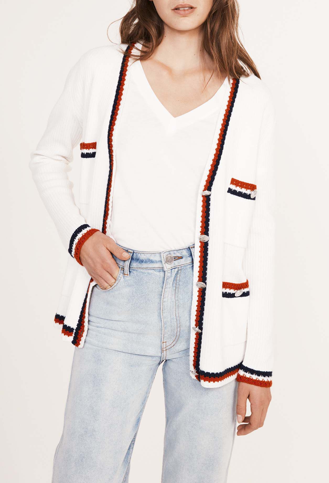 Langer Cardigan