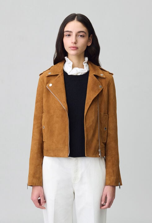 Perfekte Wildlederjacke