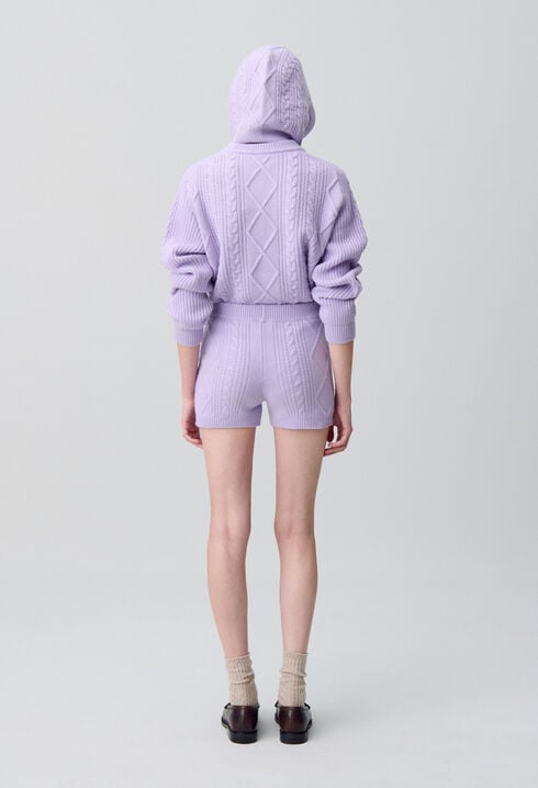Kurzer Strickpullover