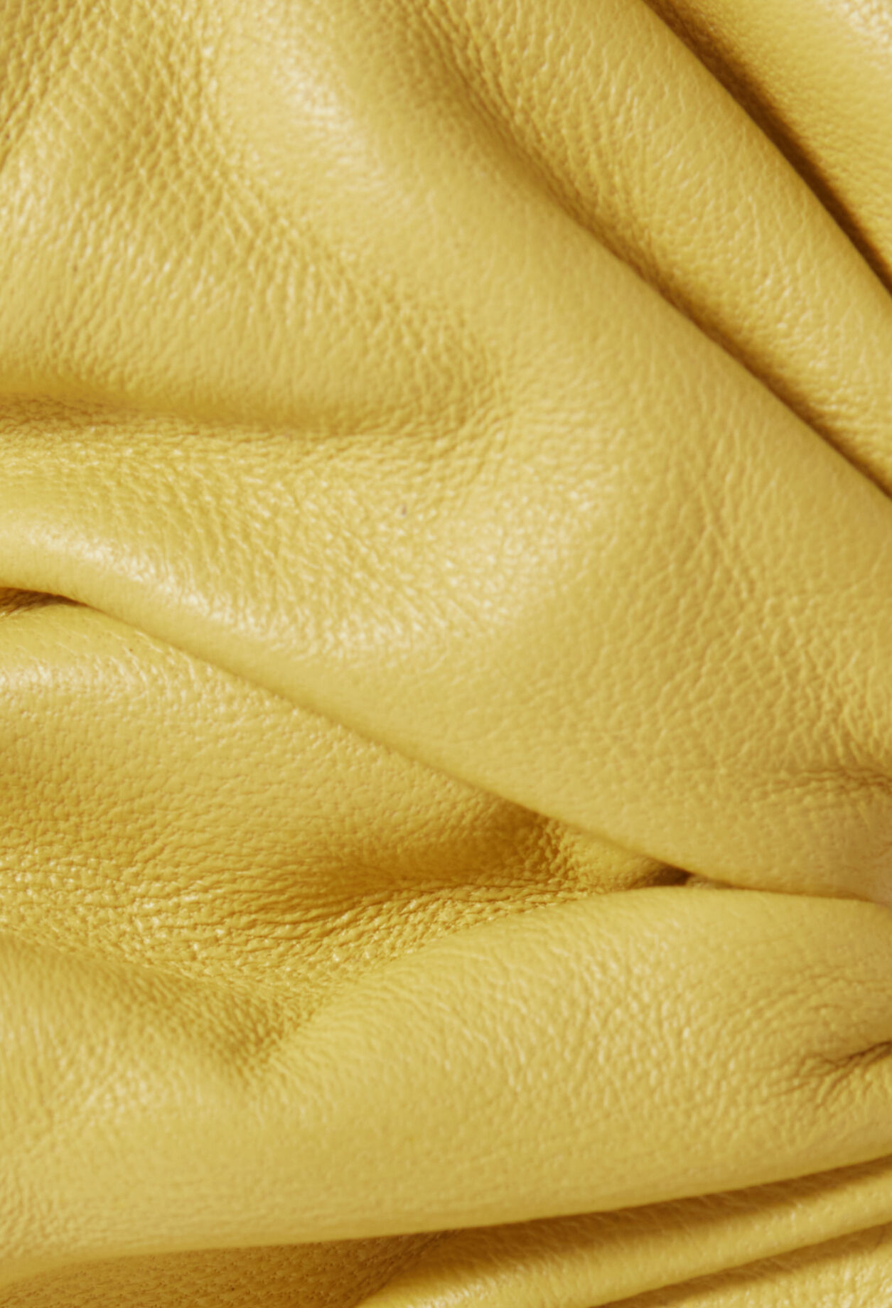 Leder-Scrunchie mit Ziernaht