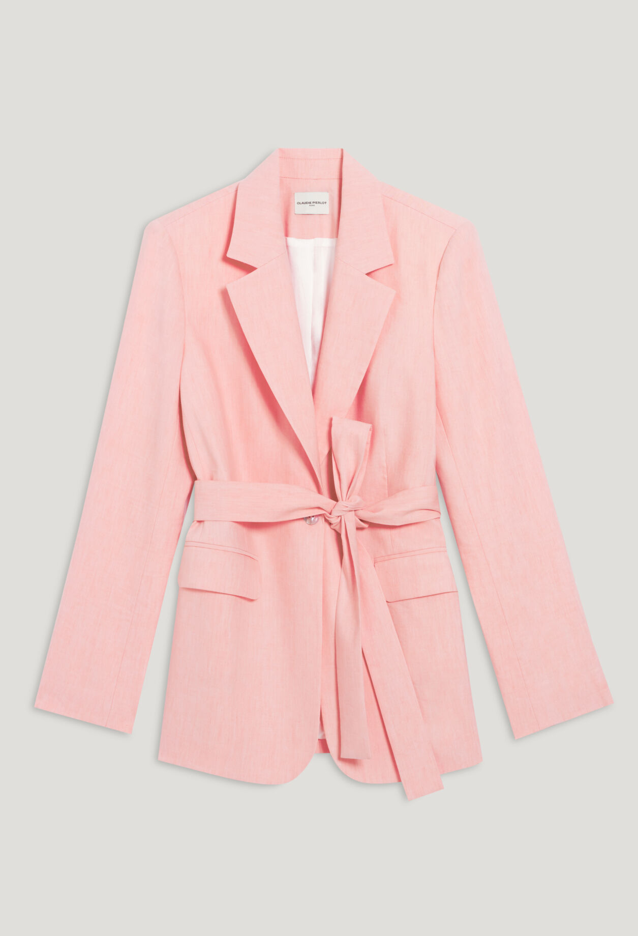 Jacke zum Binden Pastellgrün