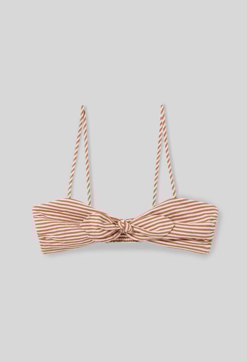 Gestreiftes Bandeau-Top