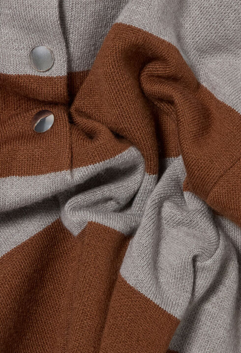 Oversize-Strickpullover gestreift