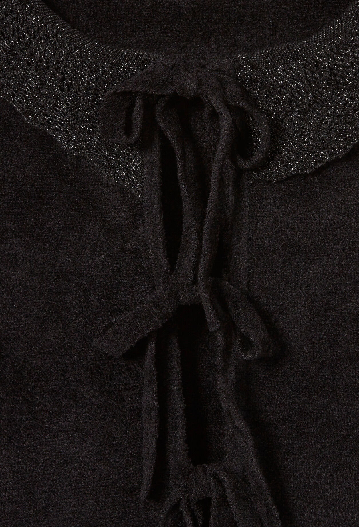 Cardigan aus Veloursstrick