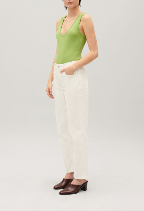 Jeans Toto Slim 7/8 Ecru