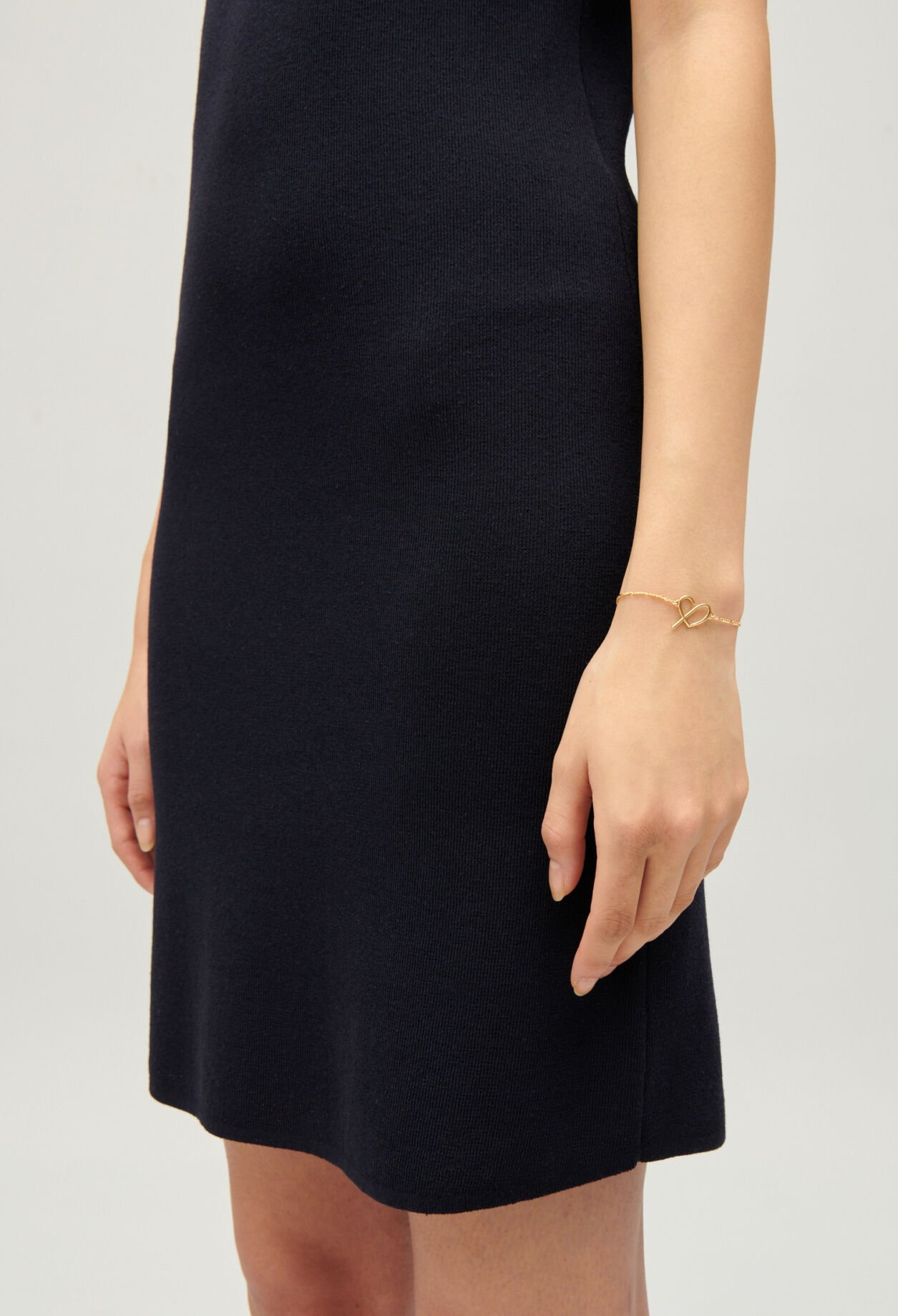 CP-Herz-Armband, goldfarbenes Messing