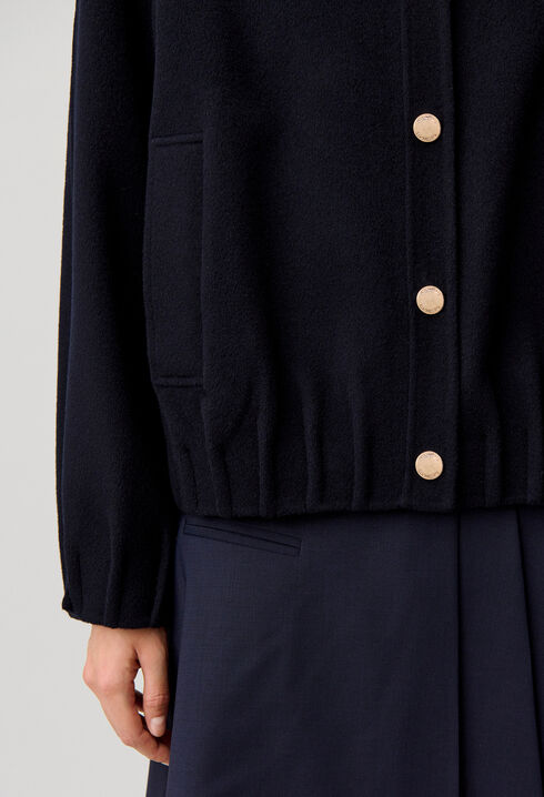 Weiter Blouson, Golddruckkn&ouml;pfe