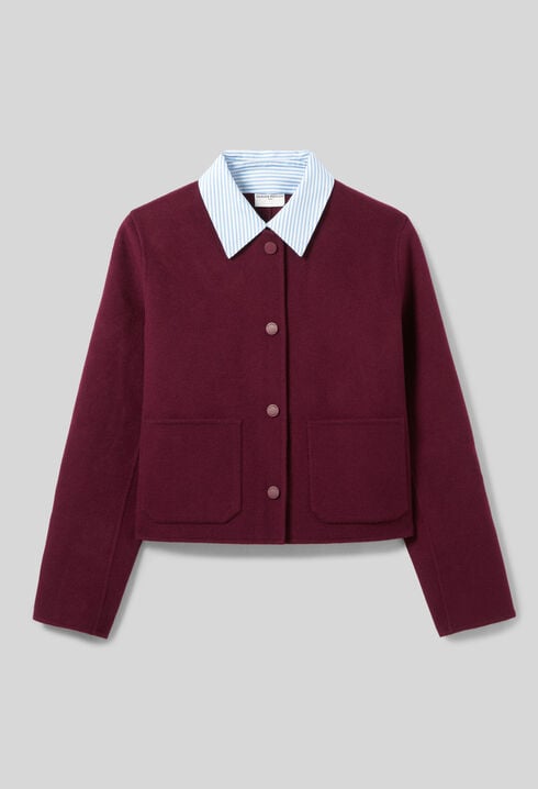 Kurze Wolljacke