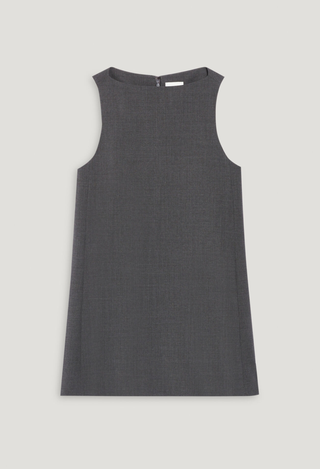 Kurzes Kleid grau meliert