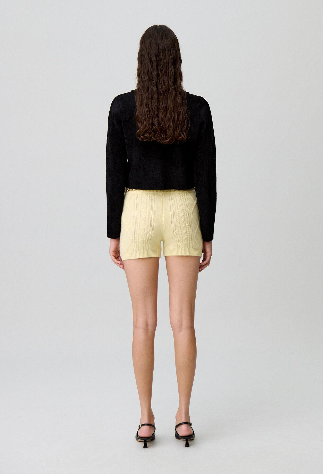 Cardigan aus Veloursstrick