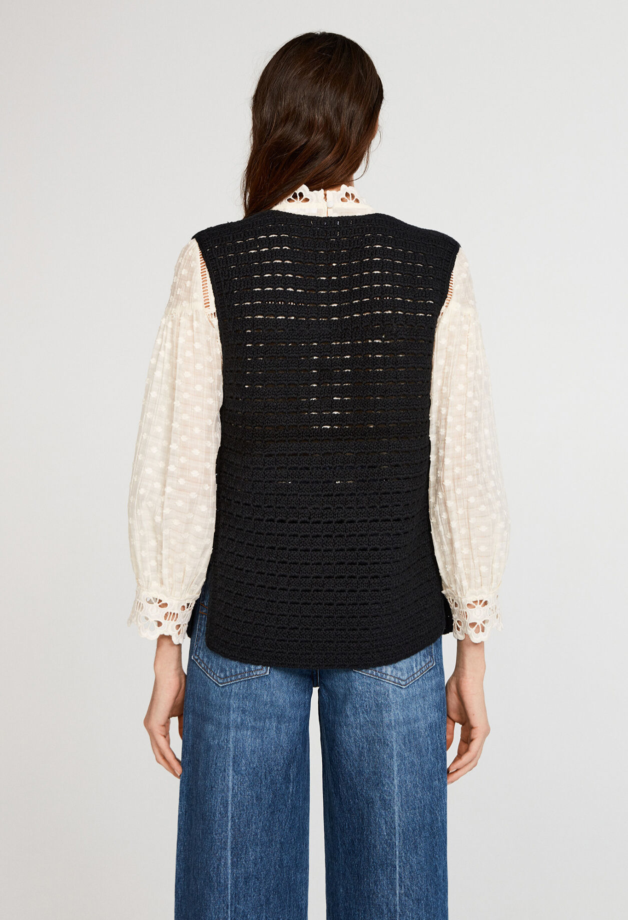 Strickjacke aus Bio-Baumwolle