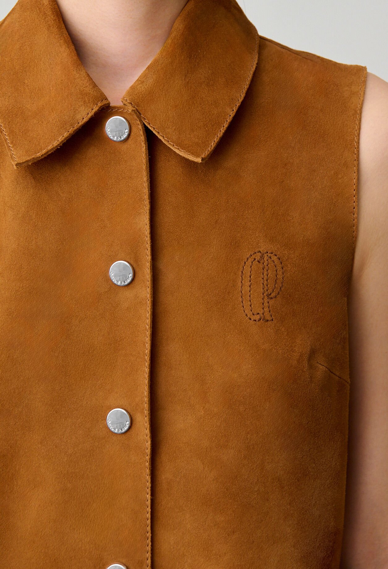 &Auml;rmelloser Lederoverall