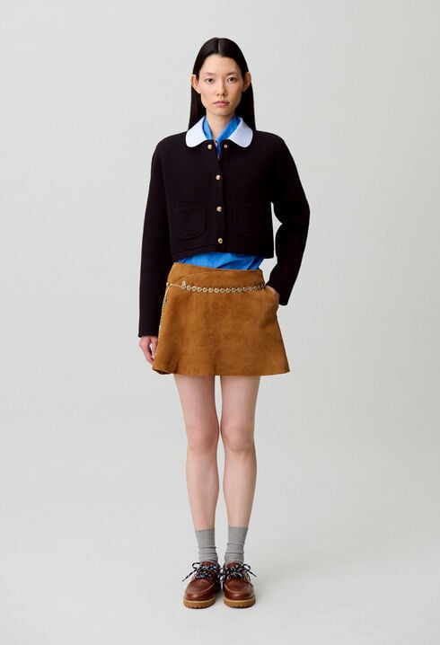 Cardigan mit Kragen