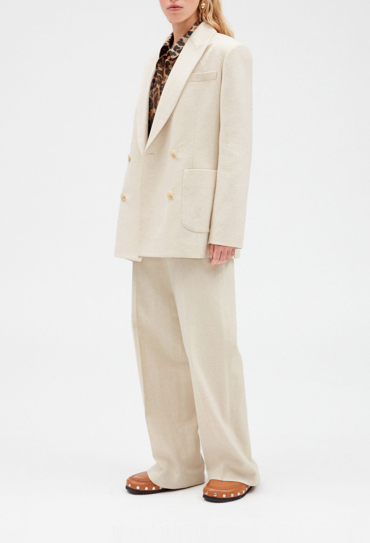 Kostümjacke, beige