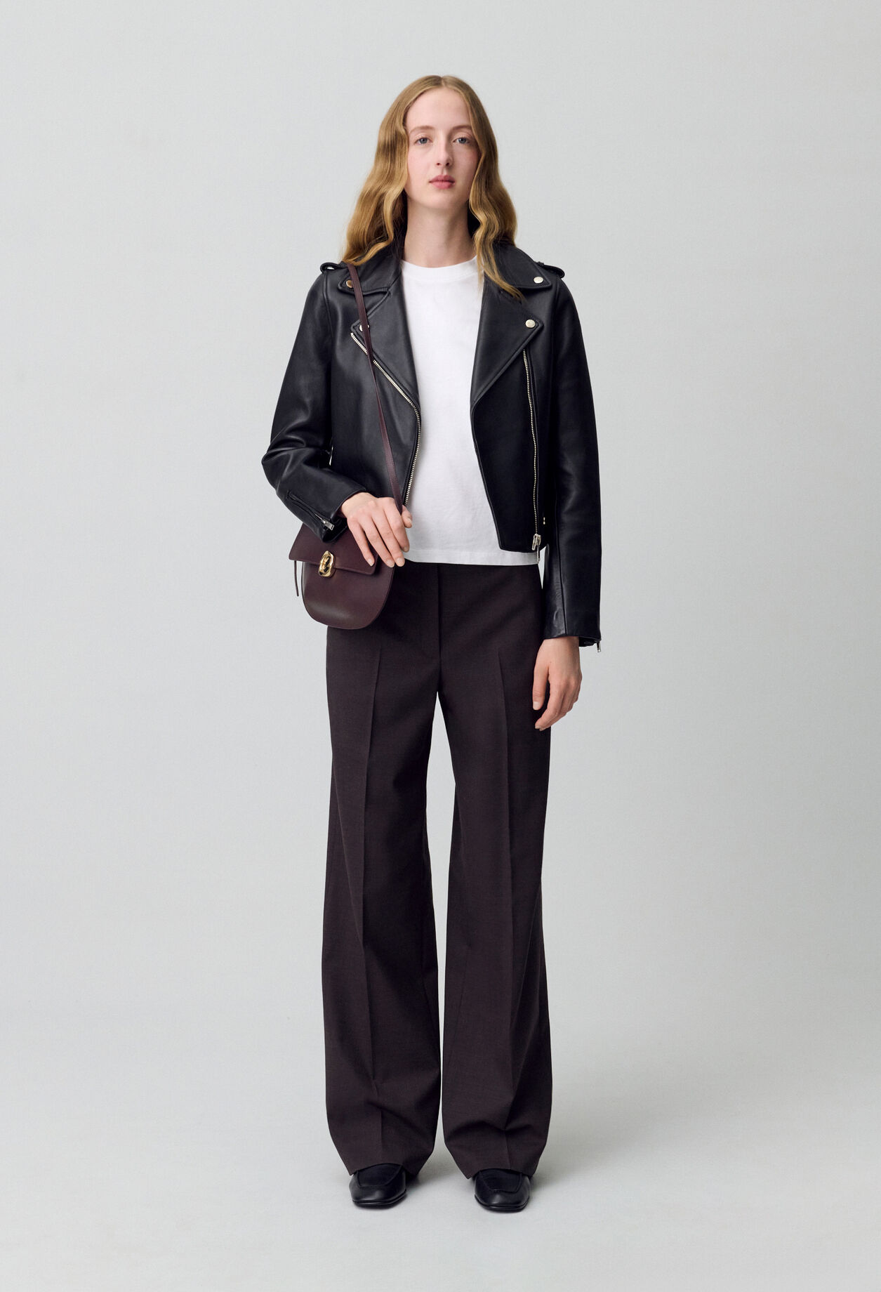 Leder Jacke