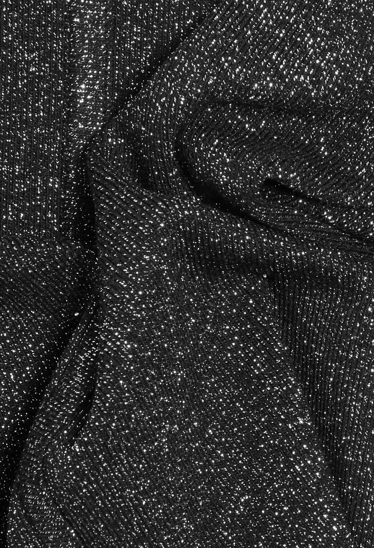 Glitzerpullover silberfarben