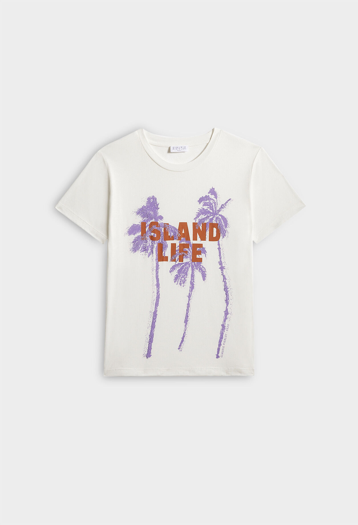 T-Shirt mit Siebdruck aus Bio-Baumwolle
