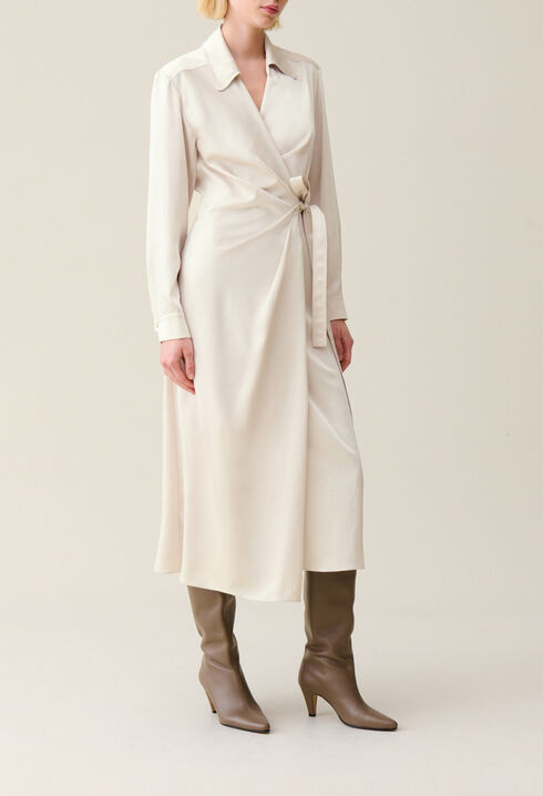 Midi-Wickelkleid