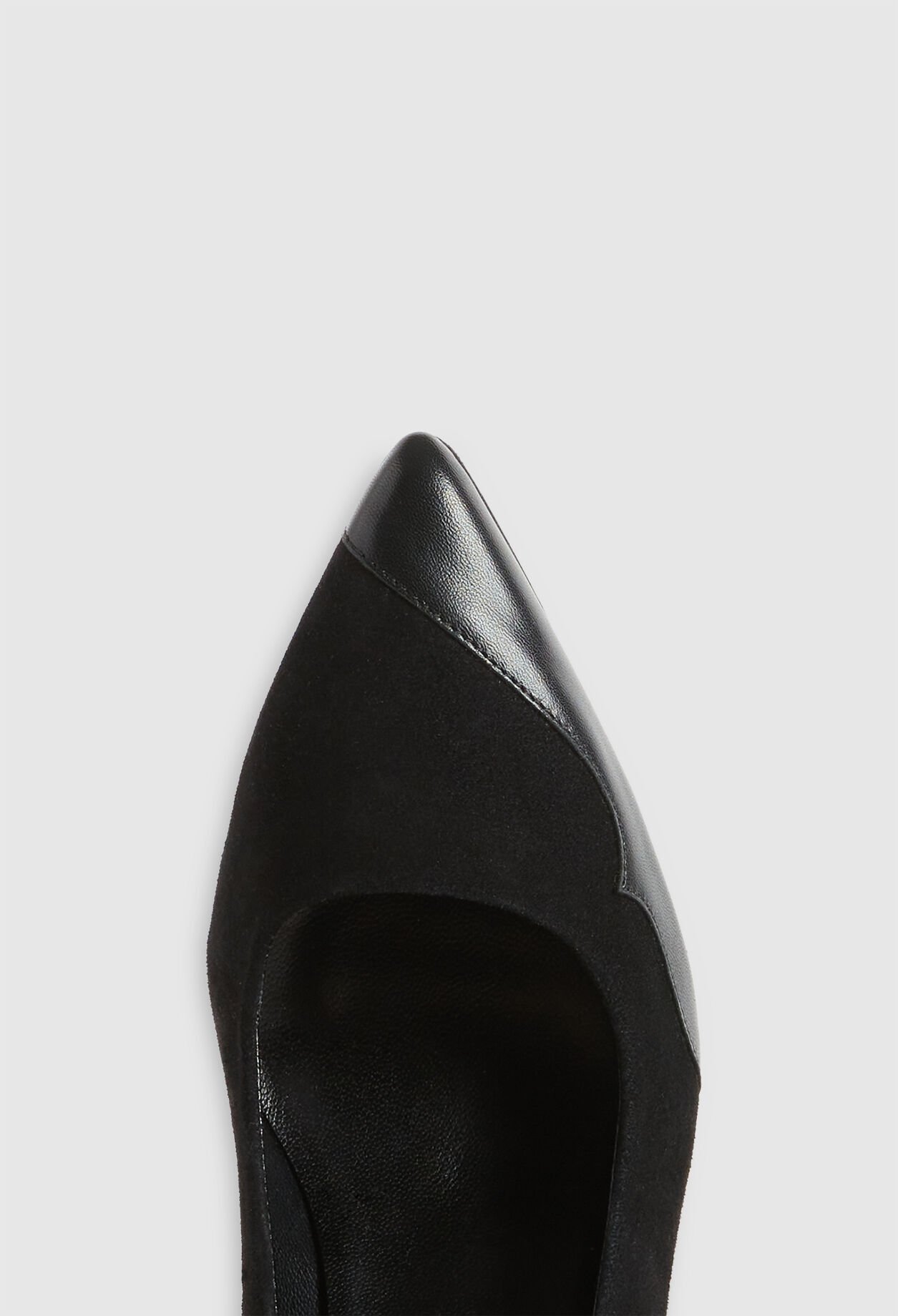 Pumps Bimaterial-Leder