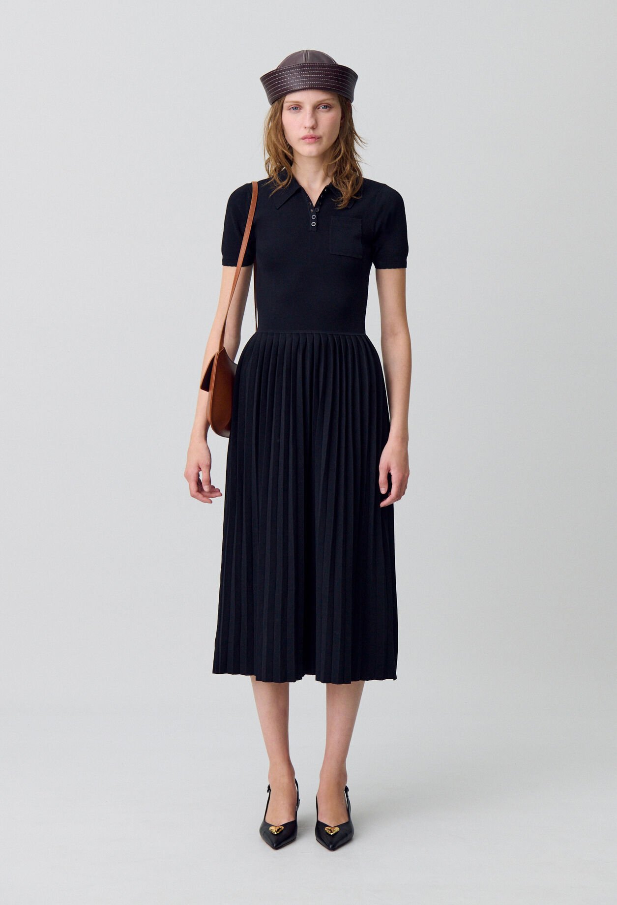 Midikleid aus Feinstrick