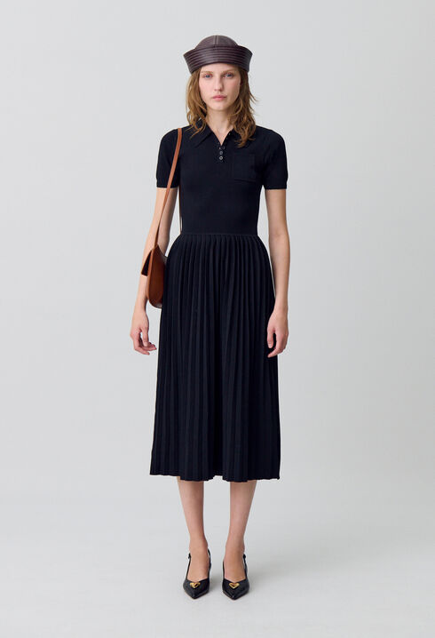 Midikleid aus Feinstrick