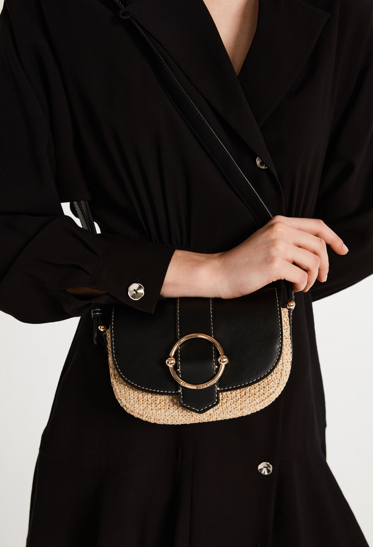 Schultertasche  Öko-Leder