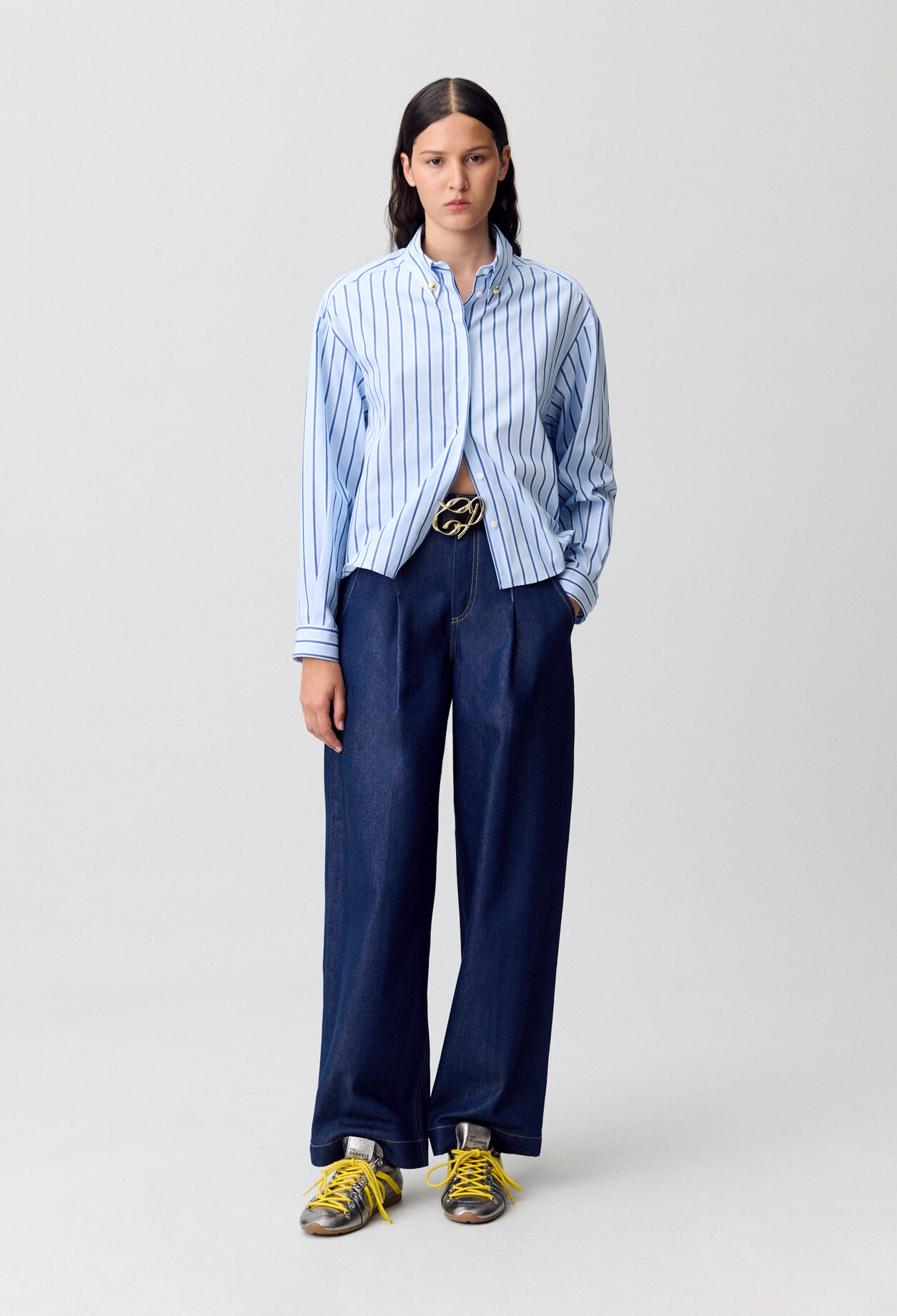 Gestreiftes Oversize-Hemd