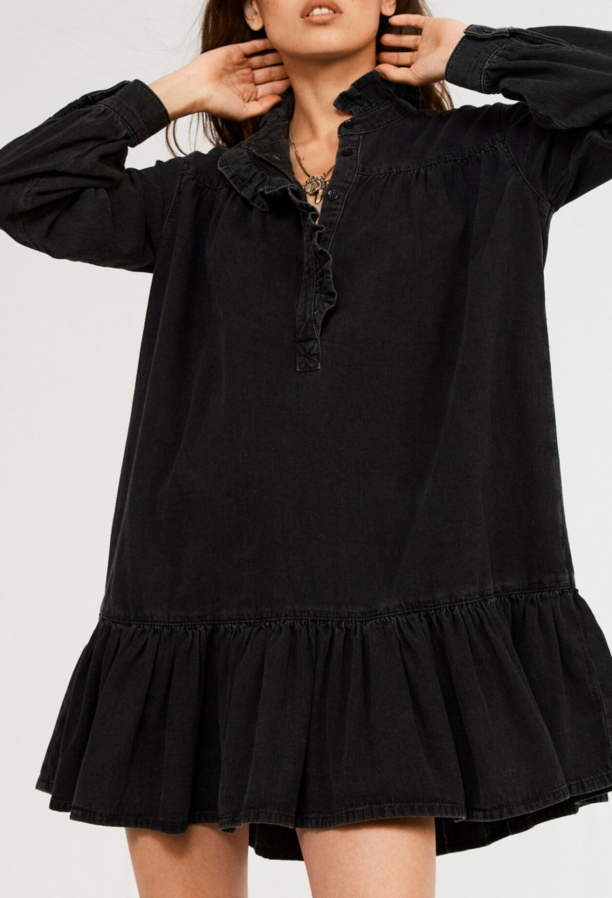 Kleid aus Bio-Baumwollcanvas