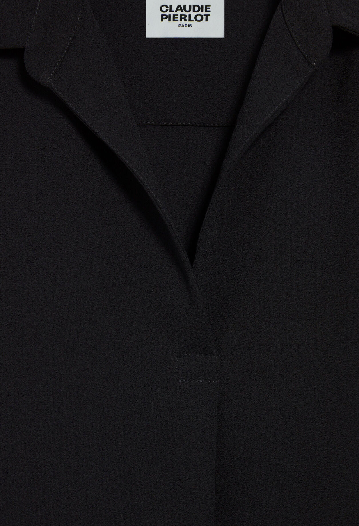 Fließende schwarze Bluse 