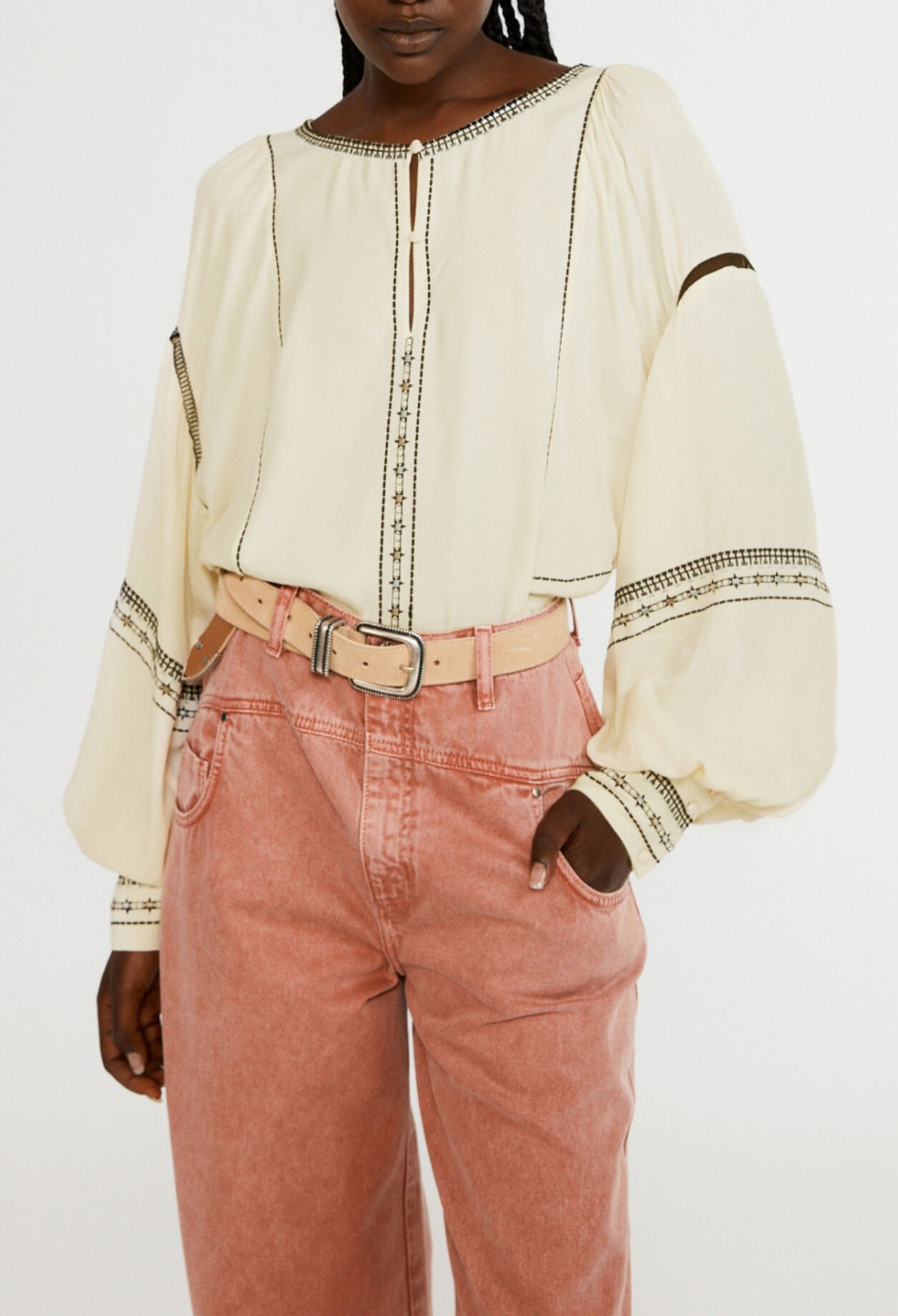 Fließende Bluse