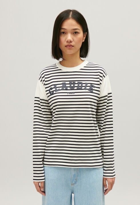 Zweifarbiges T-Shirt Claudie 