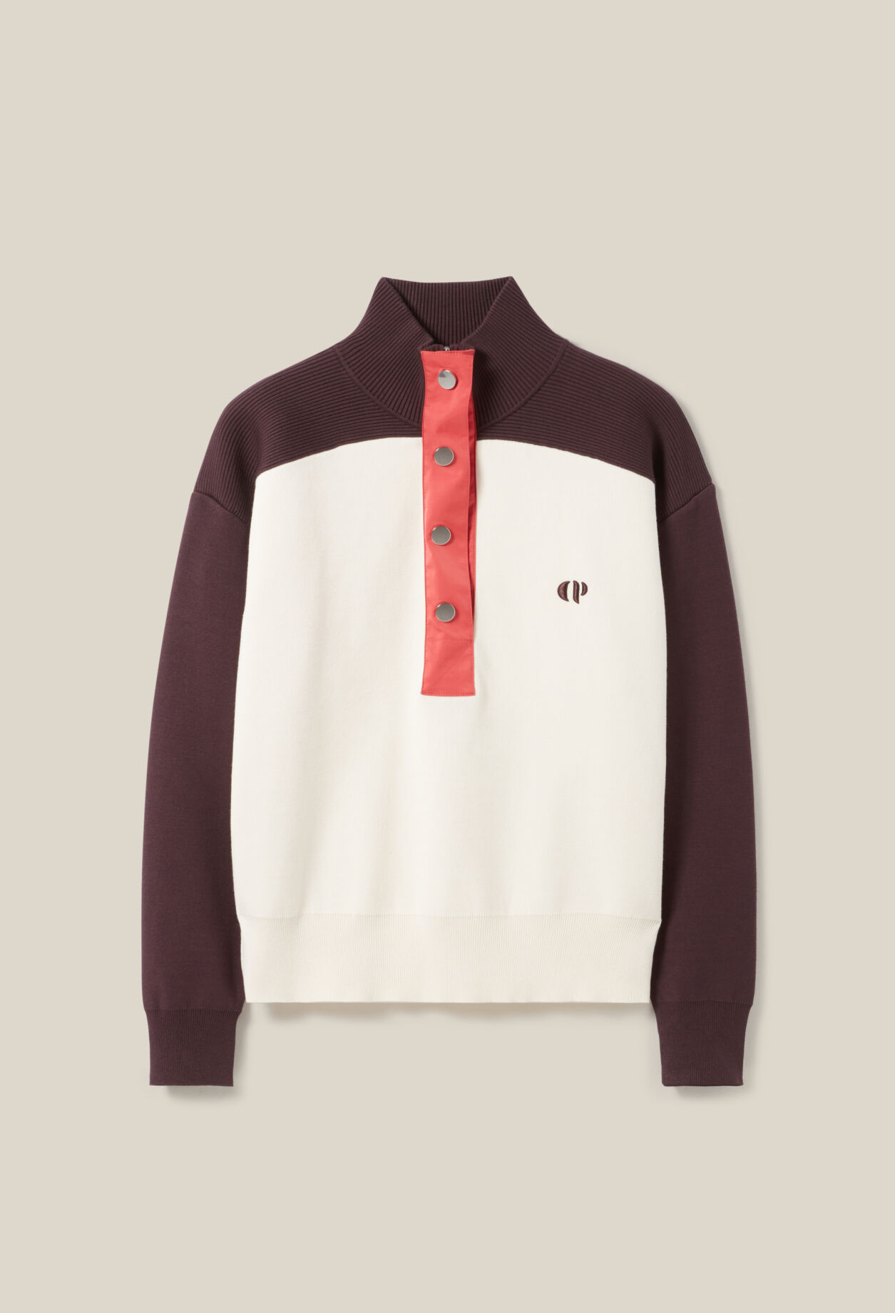 Sweatshirt Minimum mit Stehkragen