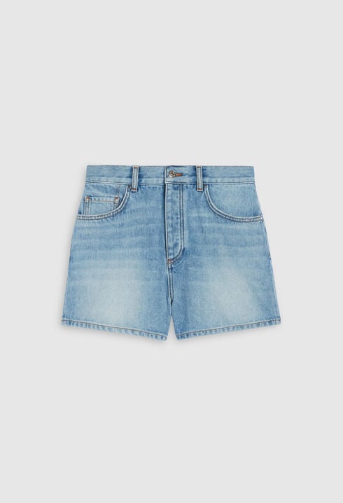 Jeans-Shorts, blau