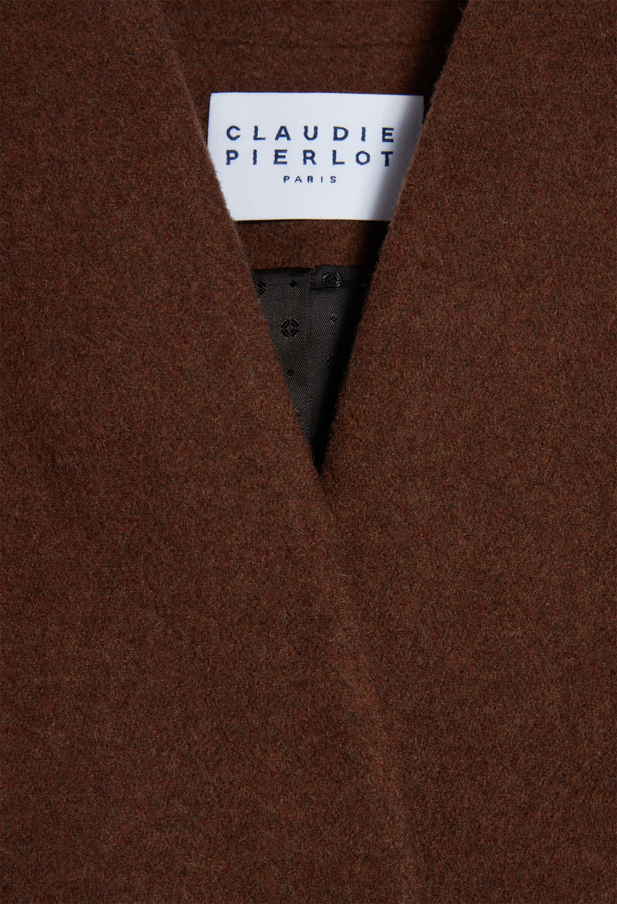 Gegürtete Wolljacke